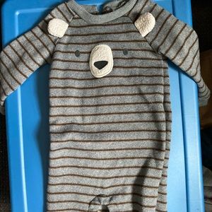 Carter’s bear sweater one piece